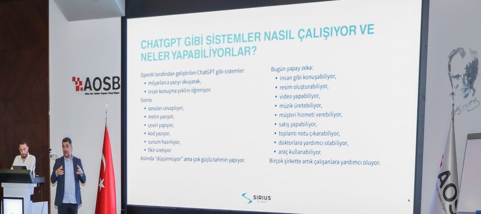 AOSB Akademi’den Sanayicilere Yapay Zeka Eğitimi