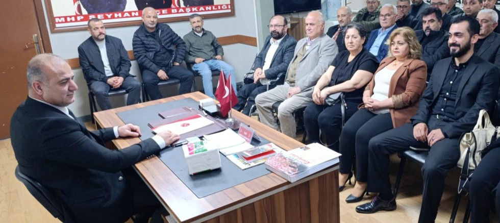 MHP Seyhan İlçe Teşkilatı, Uyuşturucuyla Mücadele Gündemiyle Toplandı