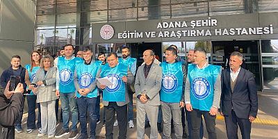 Adana Şehir Hastanesi Önünde Sağlık Çalışanlarından Basın Açıklaması: “Yük Artıyor, Emek Karşılıksız Kalıyor”