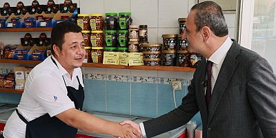 BAŞKAN VEKİLİ TARIK ÖZÜNAL’DAN ESNAF ZİYARETİ