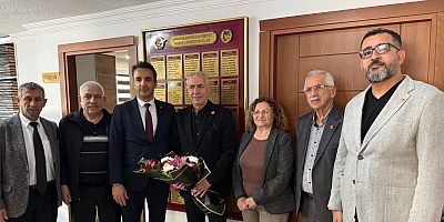 CHP ÇUKUROVA İLÇE YÖNETİMİNDEN GAZETECİLER CEMİYETİ’NE ZİYARET